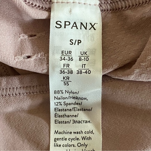Spanx Lounge Hooray Slip Shaping Smoothing Tummy Control Shapewear small S Pink - Picture 4 of 5